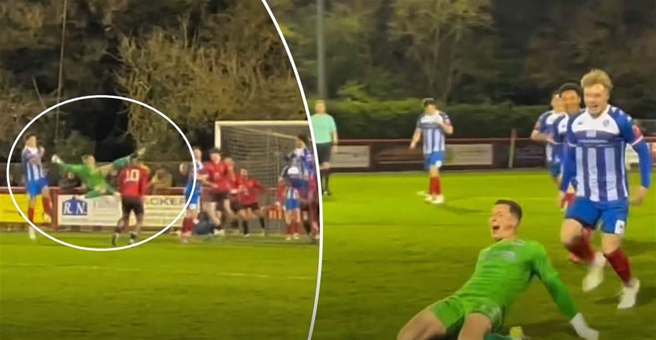 فيديو - هدف مذهل لحارس المرمى في دوري الدرجة السابعة