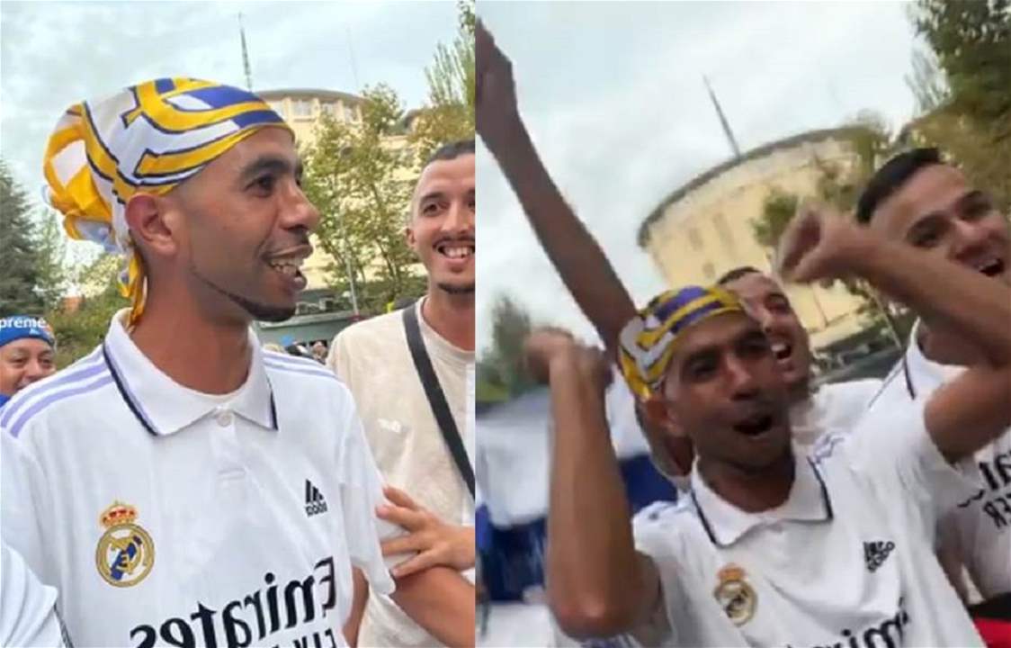 فيديو - والد لامين يامال بقميص ريال يتسبب بأزمة