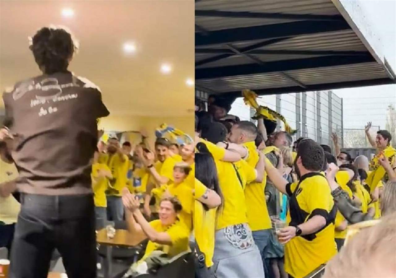 فيديو - جيش أصفر إسباني يغزو ملعب نادٍ انجليزي مغمور 