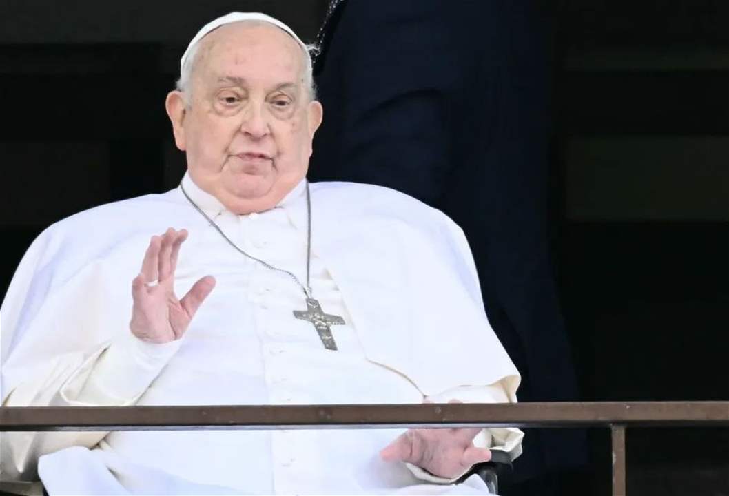 البابا يندد بالوضع الإنساني المأساوي في قطاع غزة