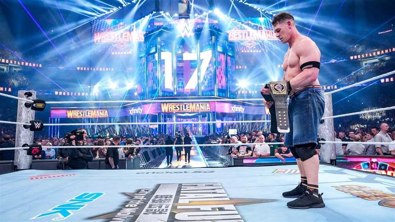 فيديو - جون سينا يكتب فصلاً جديداً في تاريخ المصارعة الحرّة