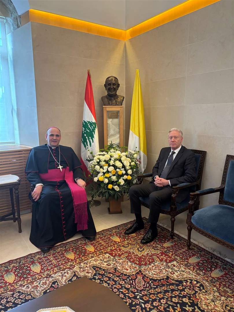 رجي قدم التعازي بالبابا فرنسيس في حريصا 