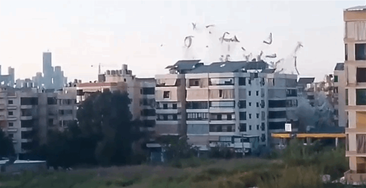 من زاوية أخرى.. الغارة على منطقة الحدث في ضاحية بيروت الجنوبية (فيديو)  