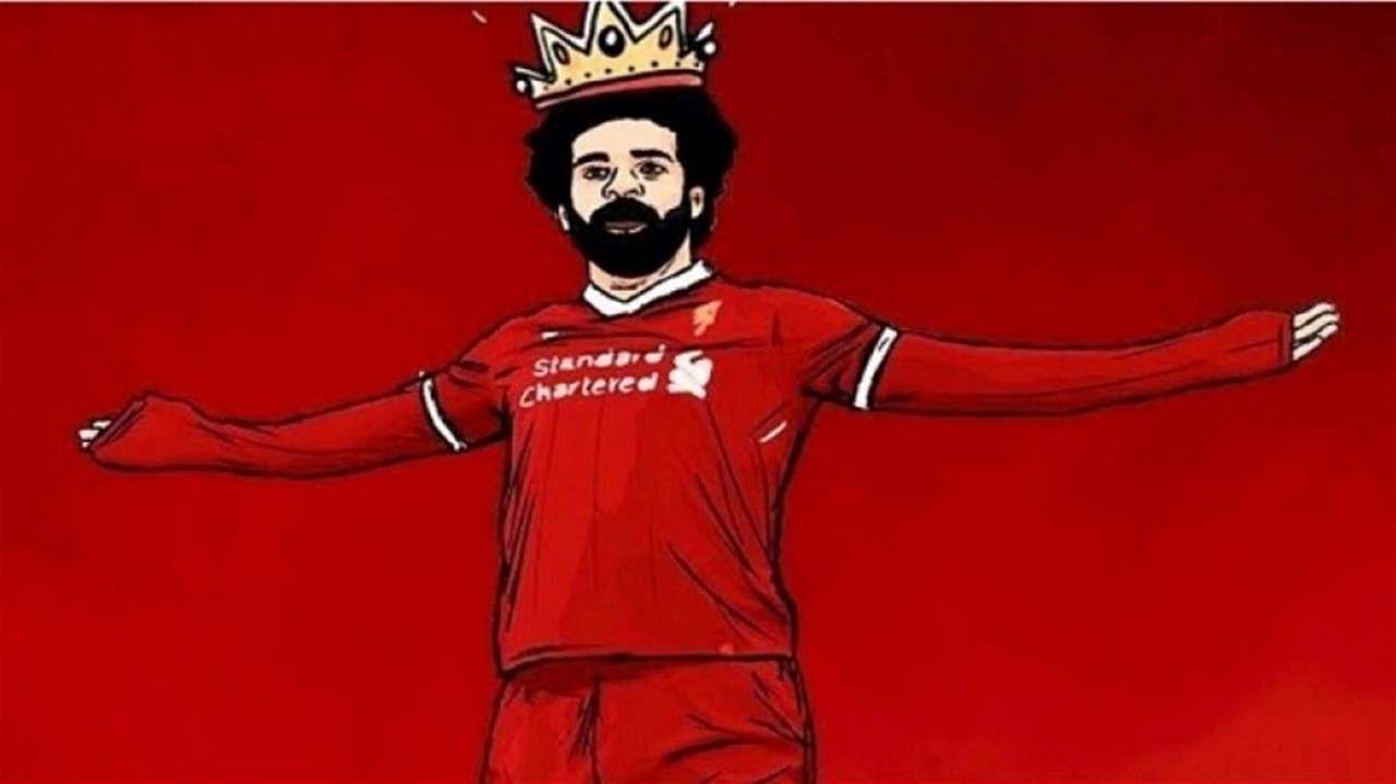 في مشهد لا يُنسى .. كيف احتفل صلاح بلقب ليفربول؟