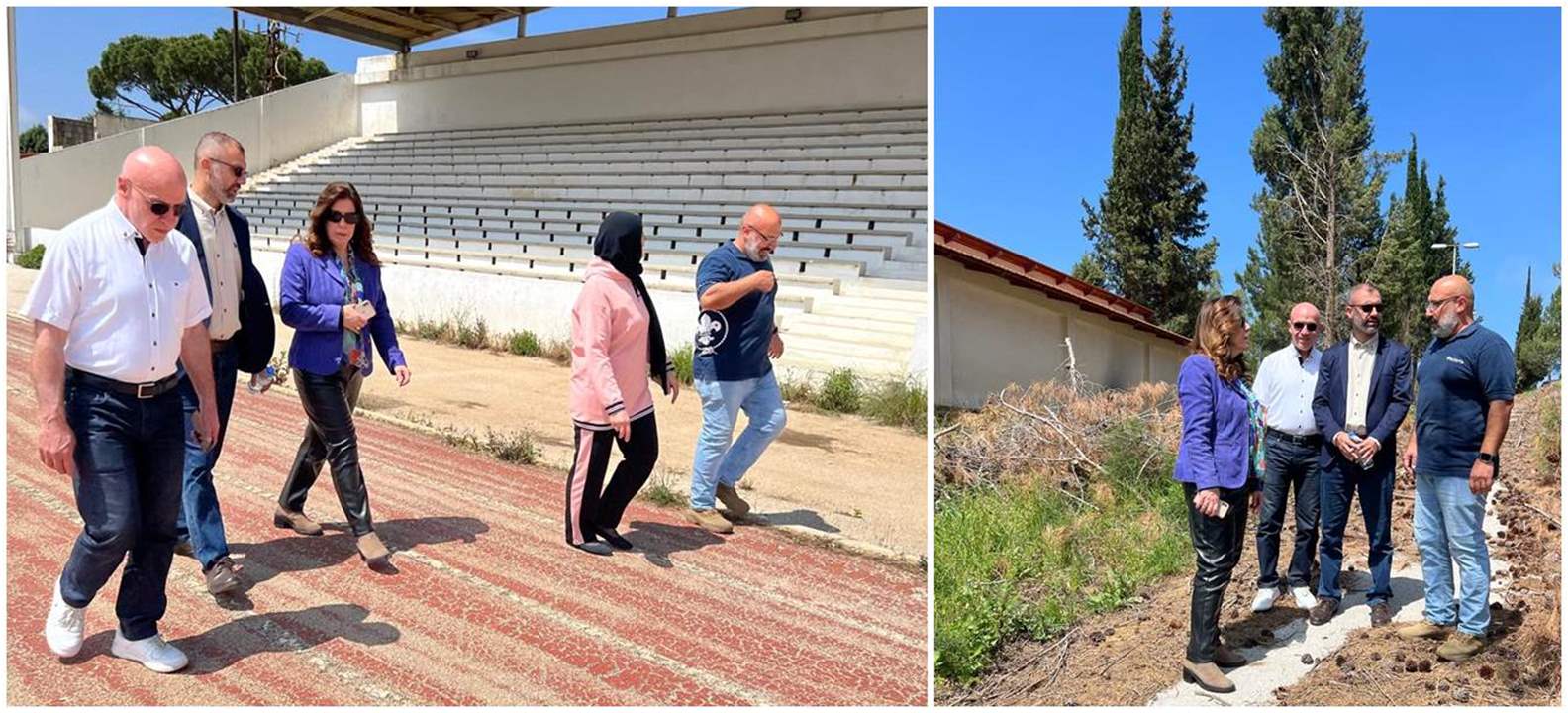 وزيرة الشباب والرياضة جالت في المدينة الكشفية في سمار جبيل
