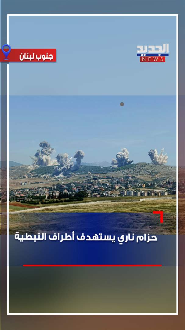 حزام ناري إستهدف محيط النبطية (فيديو)