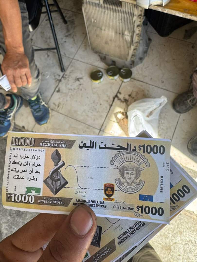 أموال مزيّفة ورسائل لـ &quot;الحزب&quot;.. هذا ما فعلته إسرائيل في الجنوب 