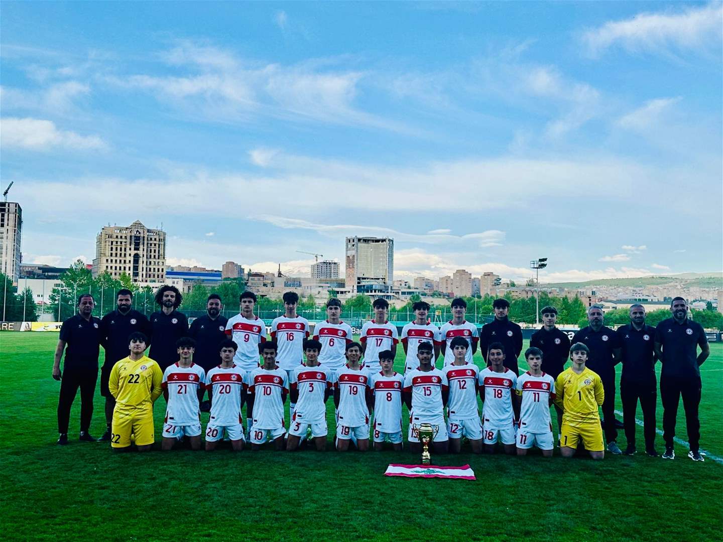 منتخب لبنان لكرة القدم للأشبال يحرز بطولة أرمينيا التطويرية 