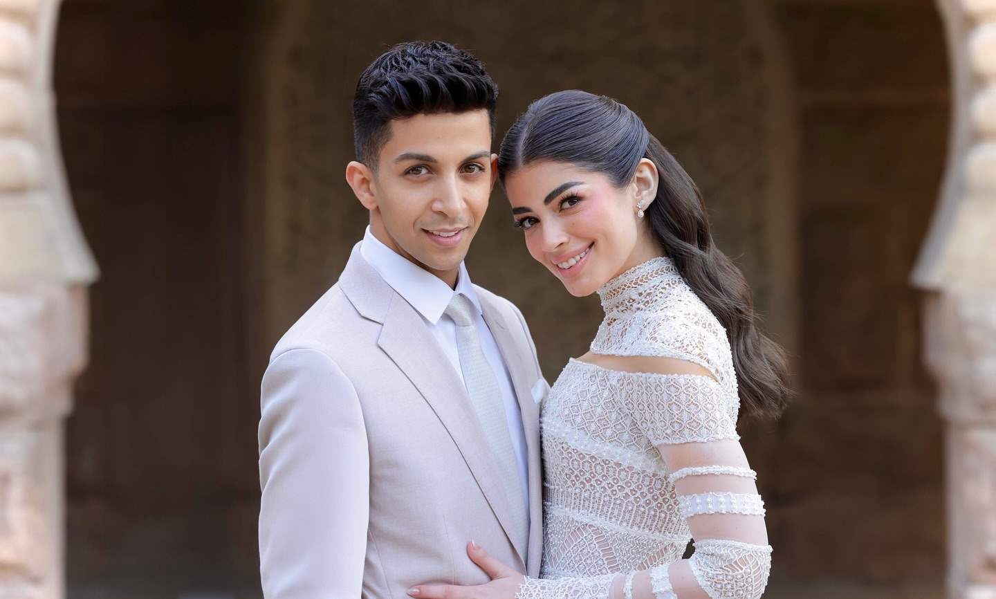 أول ظهور لـ ليلى زاهر وهشام جمال بعد زواجهما