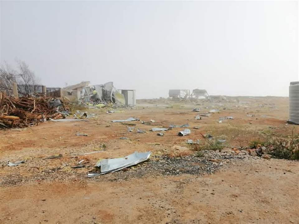 مراسل الجديد: إستهداف عدد من الغرف الجاهزة في بلدة محيبيب فجر اليوم