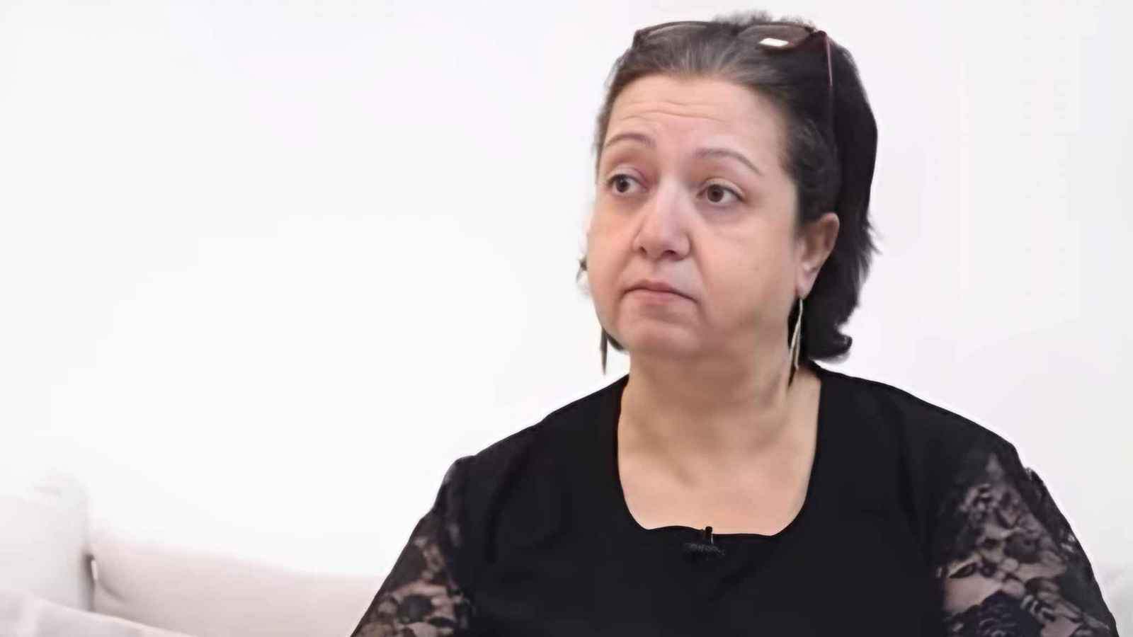 انهيار الممثلة السورية حنان اللولو بعد اصابتها بالسرطان للمرة الثانية