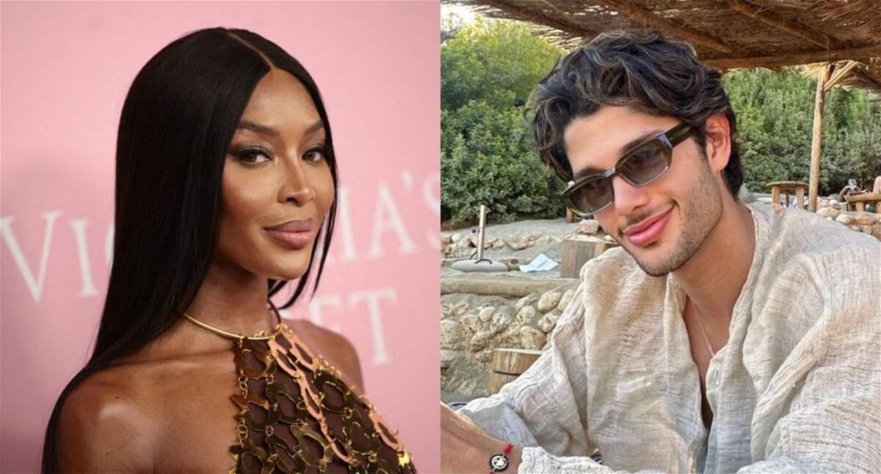 لؤي علامة يطل الى جانب ناعومي كامبل ويوجه لها معايدة 