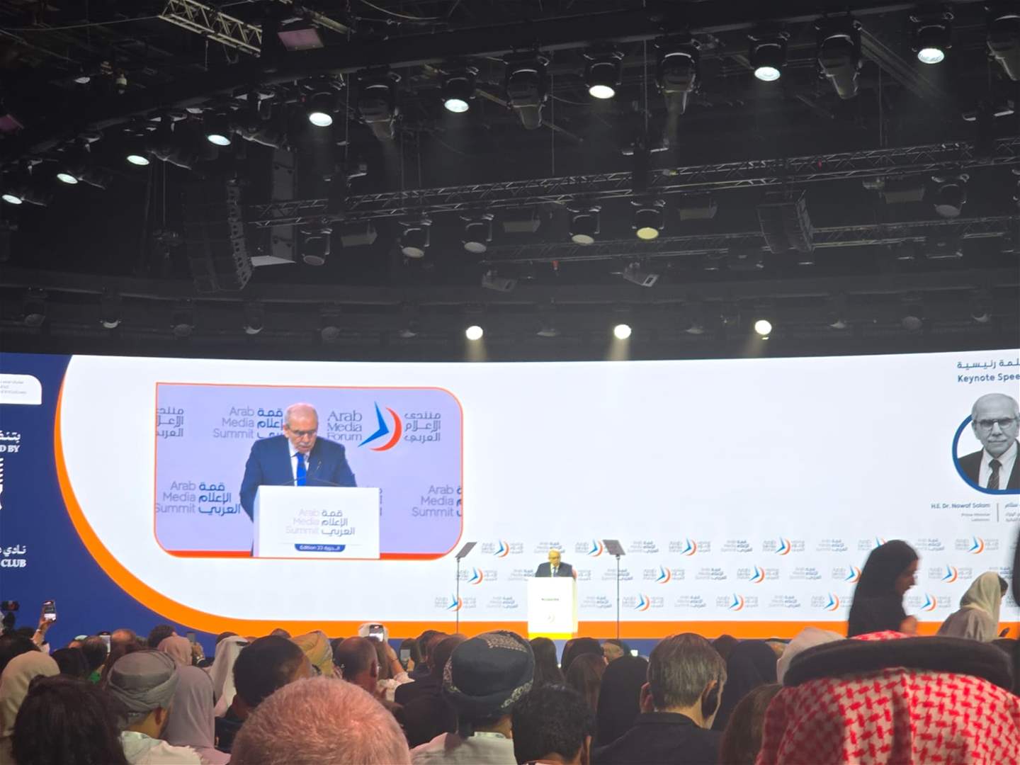 الرئيس سلام من "قمة الإعلام العربي": مشروعنا يستوجب التحرّر من ثنائيّة السلاح (فيديو )  