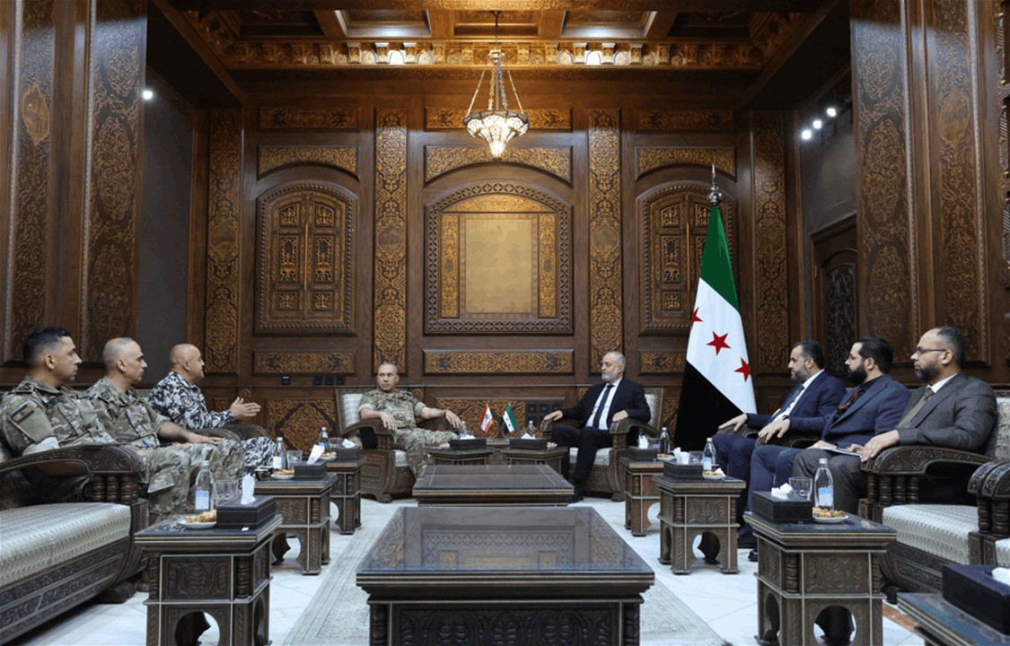 وفد عسكري لبناني في دمشق لبحث المستجدات الأمنية على الحدود