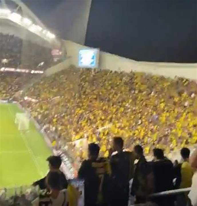 تل أبيب.. صاروخ اليمن يوقف مباراة لكرة القدم (فيديو) 