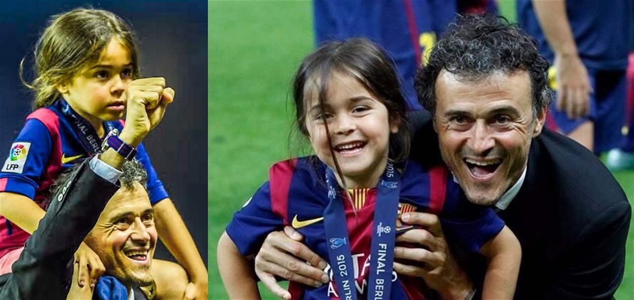  فيديو - إبنة لويس إنريكي الأكثر حضوراً في نهائي دوري الأبطال
