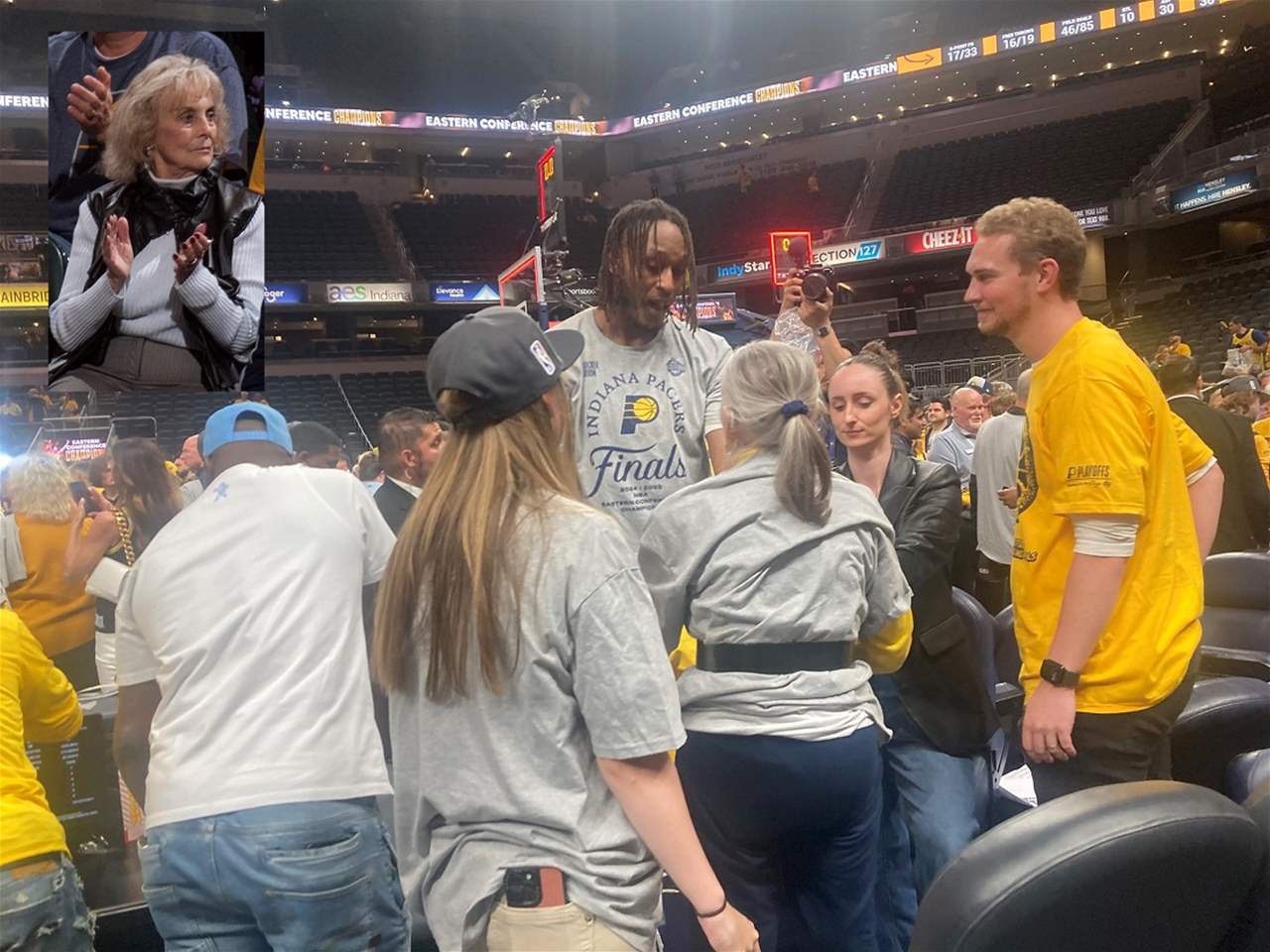 فيديو - إبنة 93 عاماً تقود إنديانا الى نهائي الـNBA