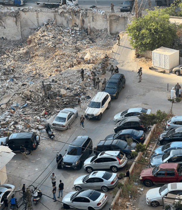 في الضاحية الجنوبية.. الجيش اللبناني يبحث عن اسلحة بمنطقة الليلكي (شاهد الفيديو)