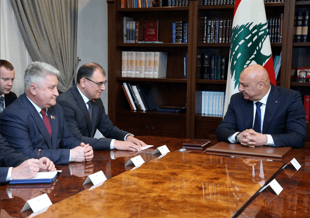 سلسلة لقاءات في قصر بعبدا   