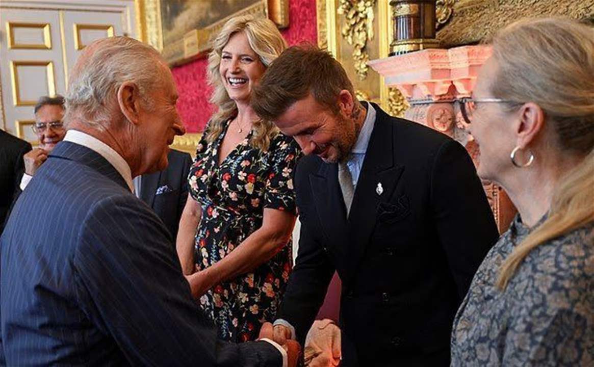 السير دافيد بيكهام والليدي فيكتوريا 