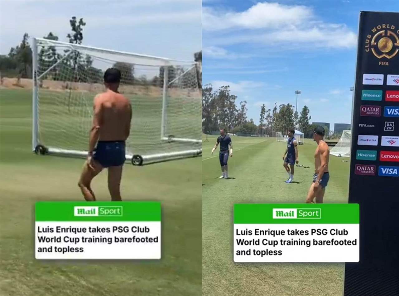 فيديو - لويس إنريكي يستمتع بأشعة الشمس في ميامي 