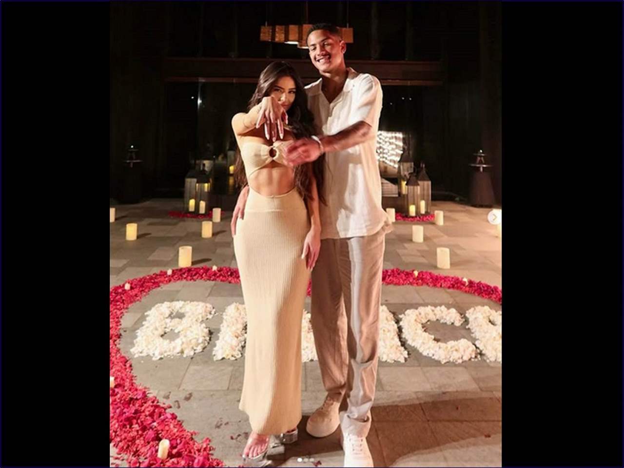 صور - نجمٌ برازيلي تزوج مؤثرة تكبره بعشر سنوات