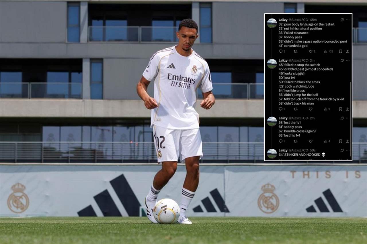 مشجع ليفربولي يرصد "أخطاء" ألكسندر أرنولد مع ريال مدريد