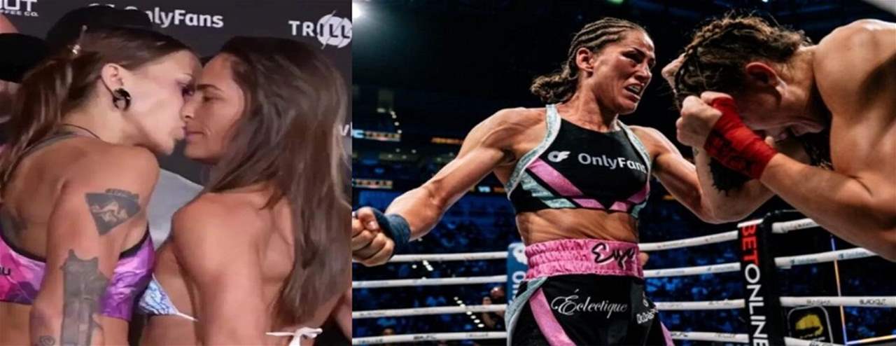 فيديو - قبلة على الشفتين وثأر على الحلبة