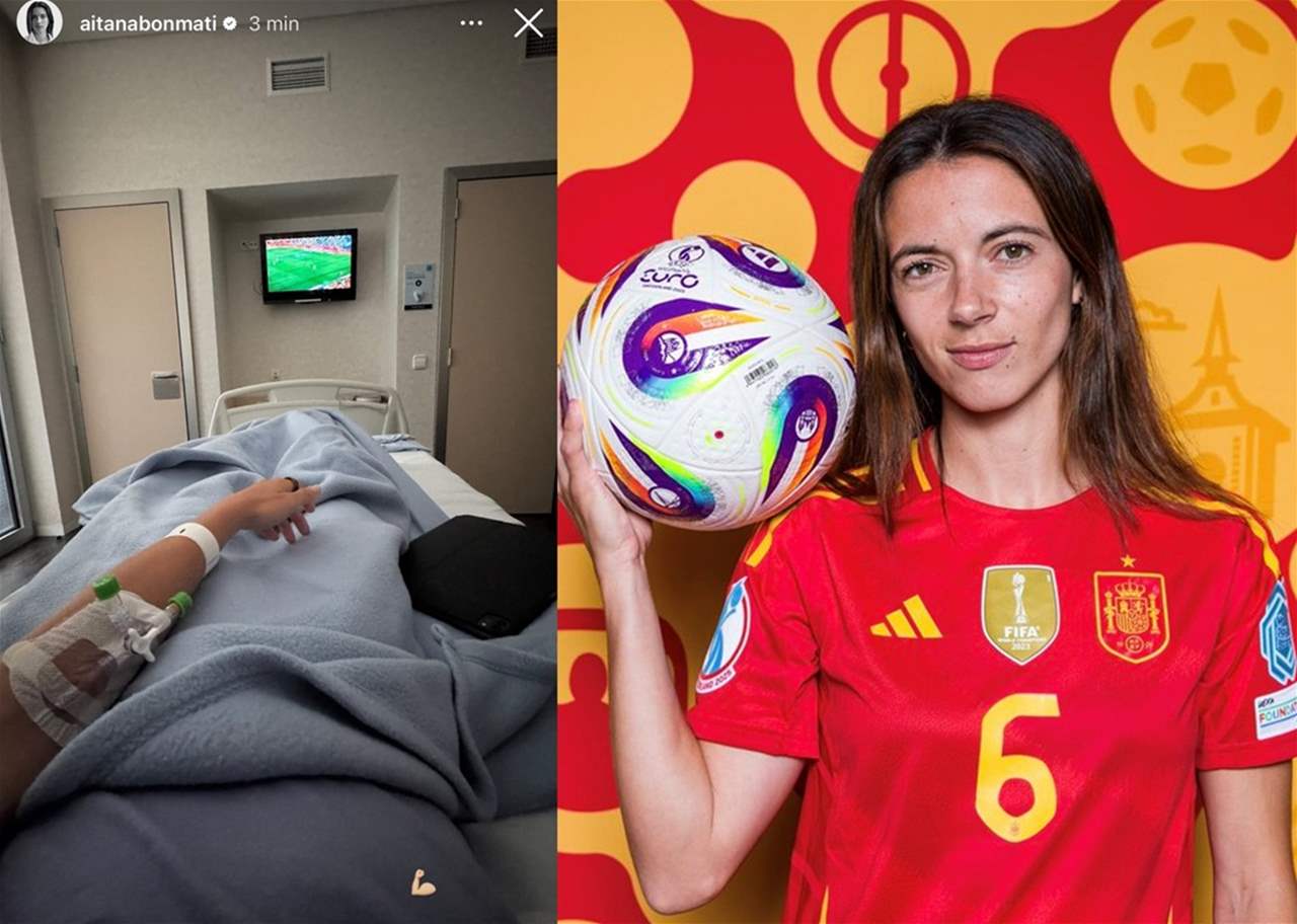 قبل أيام من يورو السيدات: نجمة اسبانيا في سرير المستشفى 