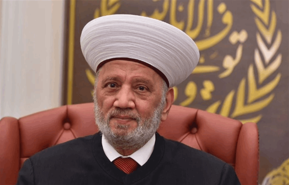 مفتي الجمهورية الى سوريا السبت للقاء الرئيس الشرع