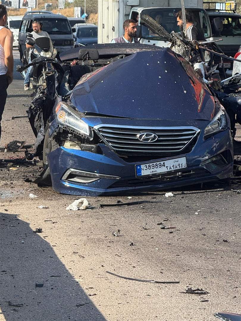 إستهداف سيارة في خلدة (صور) 