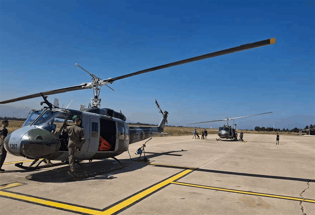 بالصور.. الجيش اللبناني يشارك في إخماد حرائق في ريف اللاذقية 