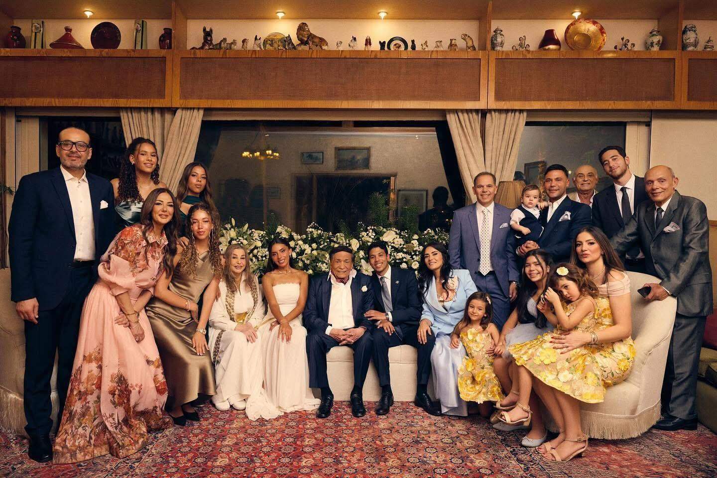 المستشار تركي آل الشيخ يعلق على ظهور عادل امام في زفاف حفيده 