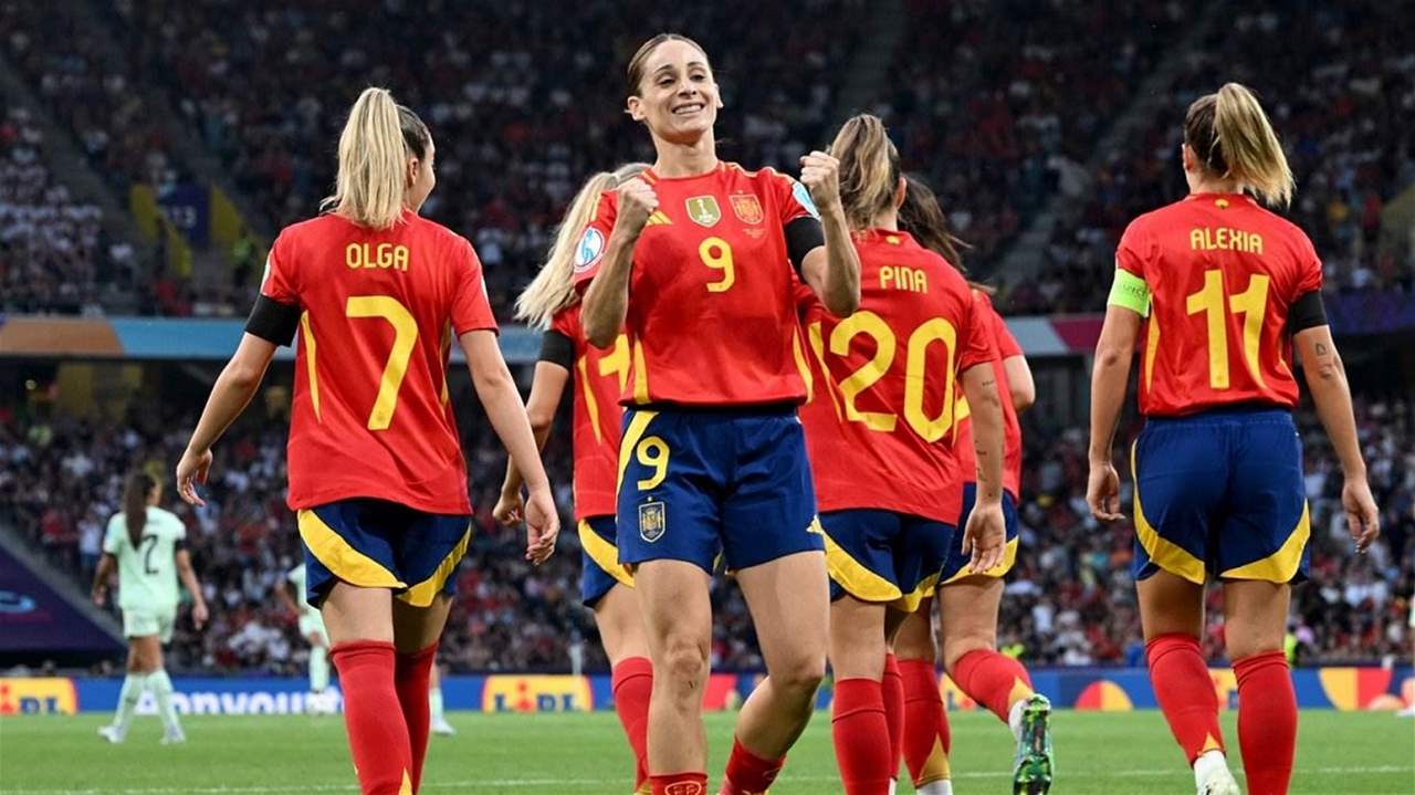 إسبانيا وبلجيكا تعادلان رقما قياسيا في بطولة أوروبا للسيدات في مباراة تاريخية