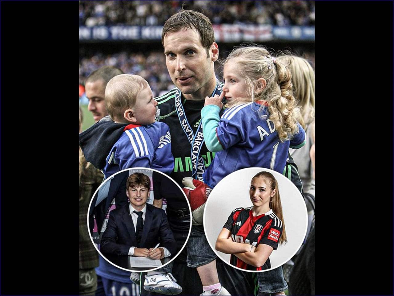 أبناء بيتر تشيك يسيرون على خطى والدهم 