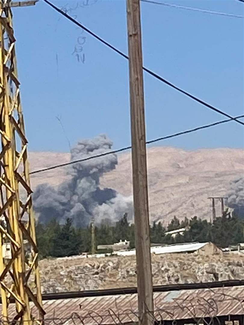 سلسلة غارات تستهدف مناطق بقاعية (فيديو)