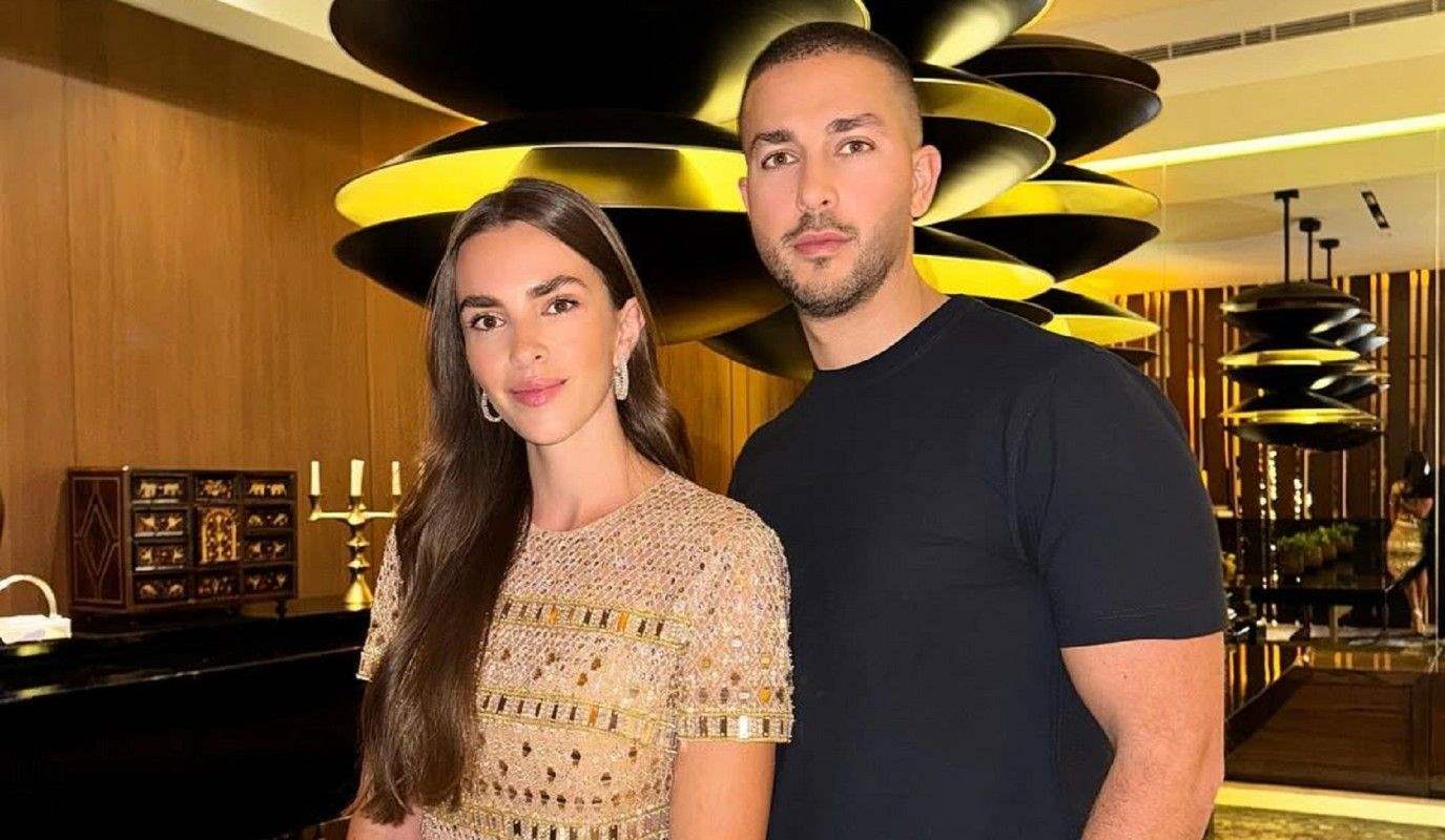 المشاهد الاولى للعروسين سيليو صعب وزين قطامي من حفل زفافهما الرسمي اليوم 