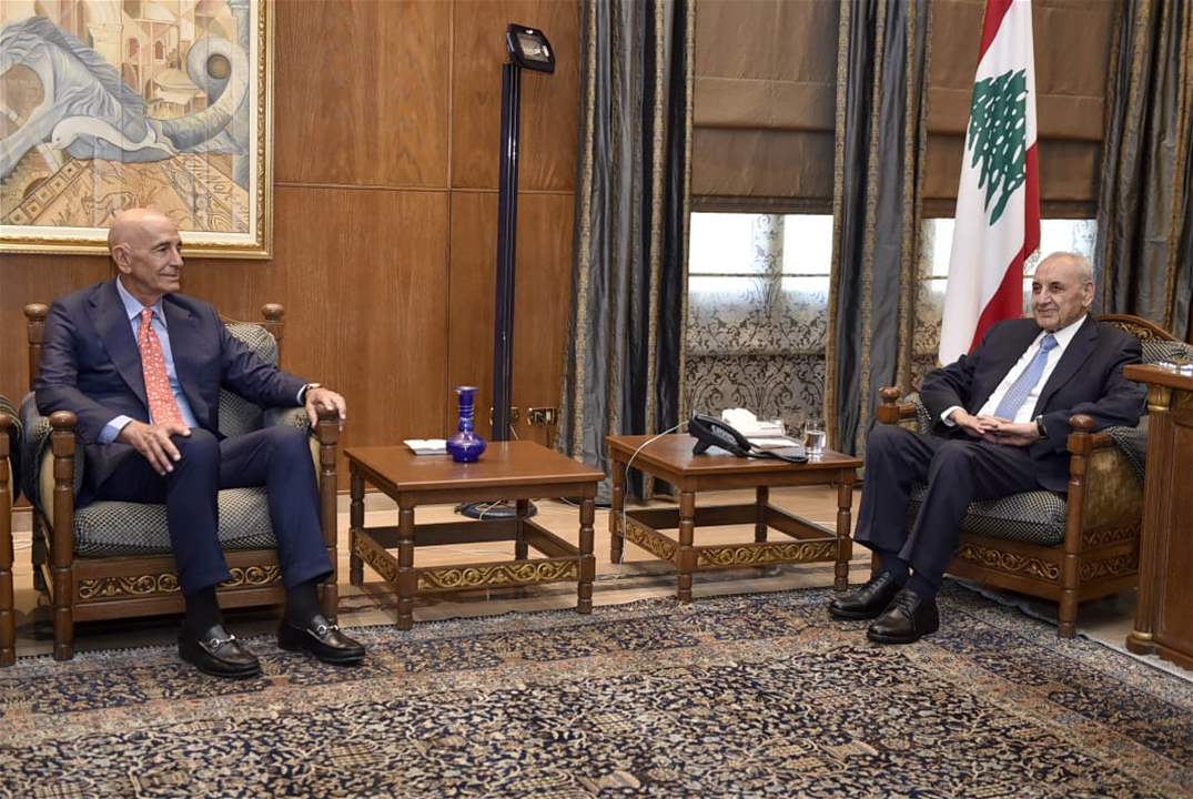 برّاك عن لقائه مع بري: كان ممتازاً! 