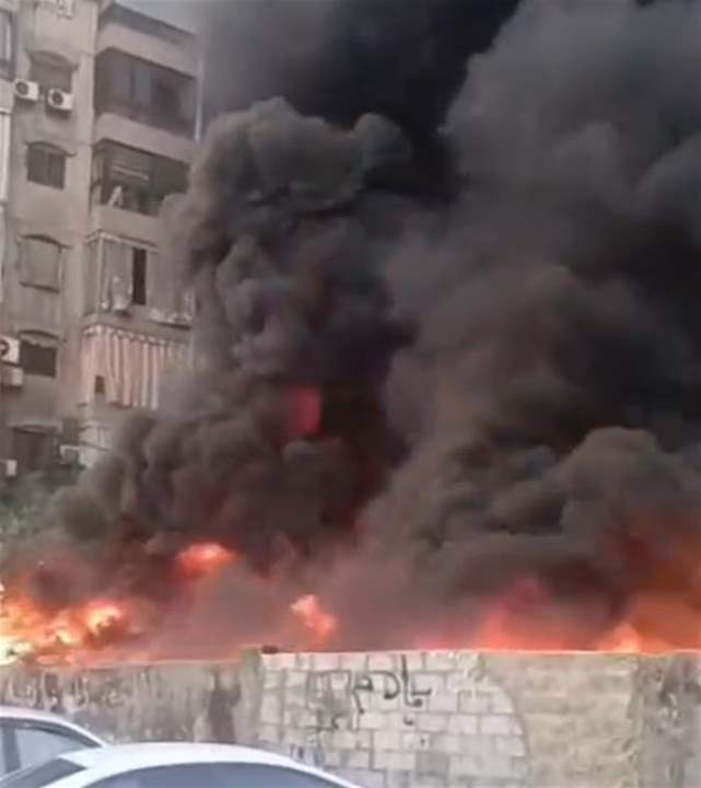 حريق كبير في أرض جلول (فيديو) 