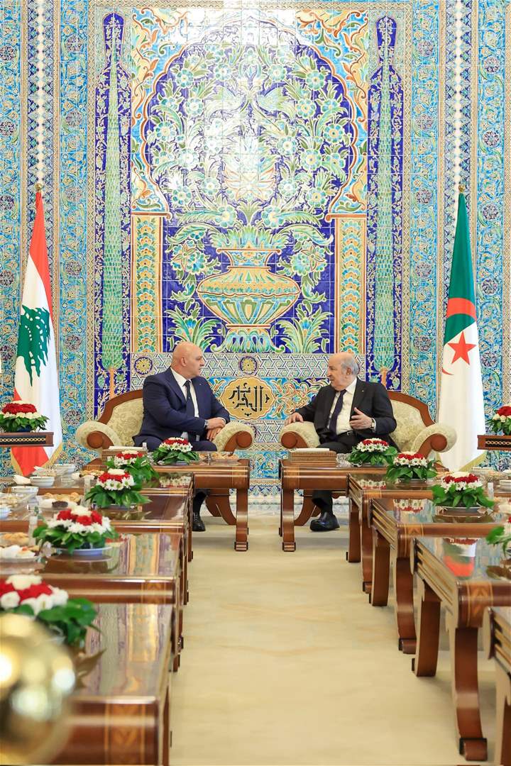 الرئيس عون في الجزائر.. أول زيارة رسمية منذ 23 عاماً (فيديو)