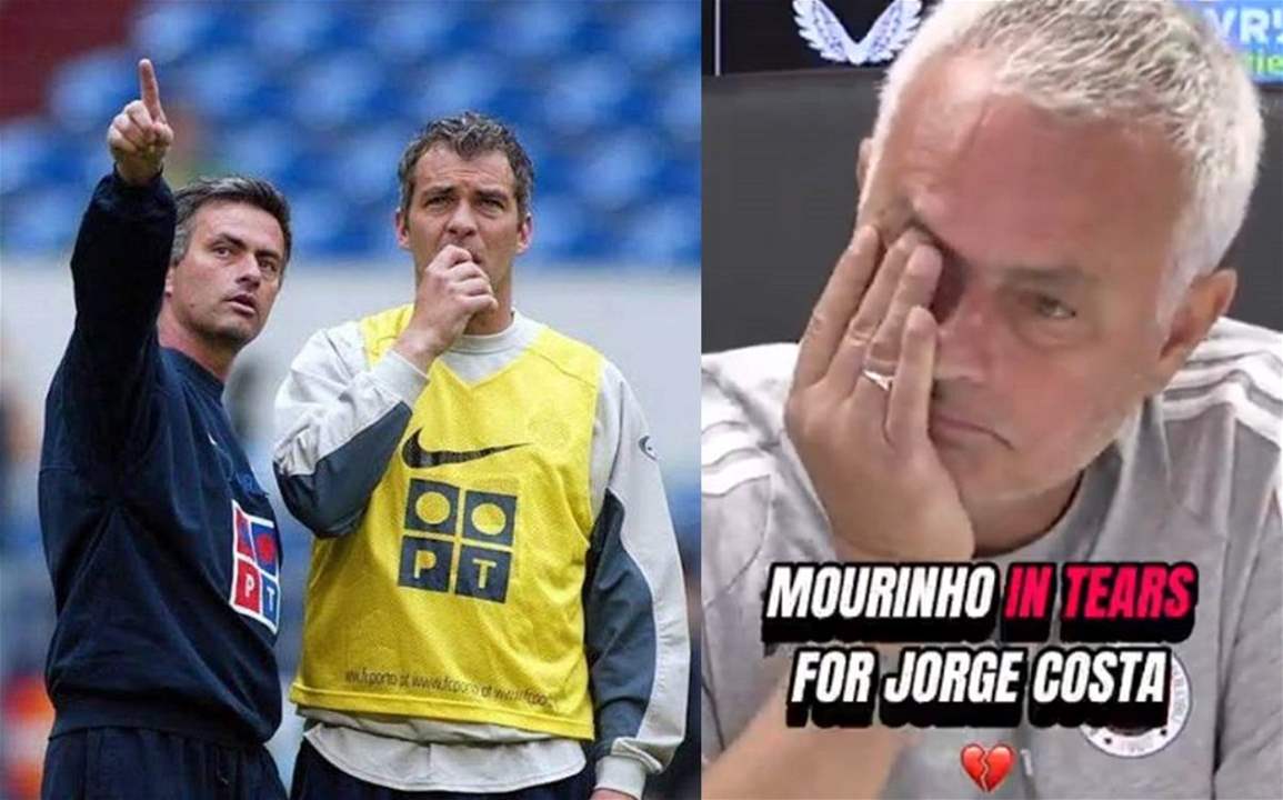 فيديو - مورينيو انهار تأثراً لرحيل جورجي كوستا