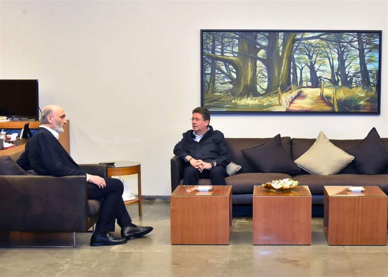 كنعان بعد لقائه جعجع: نأمل أن تسير الأمور في الإتجاه الصحيح