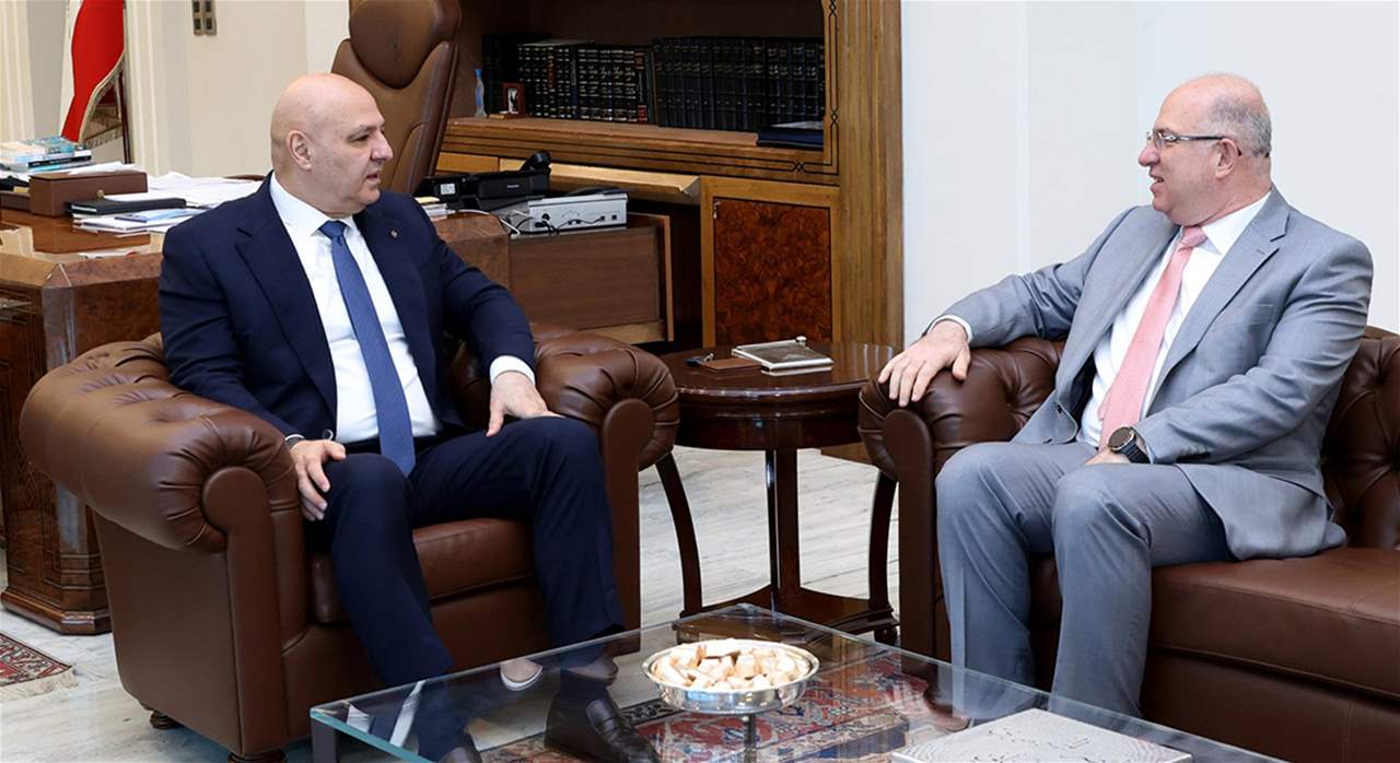 حيدر أطلع الرئيس عون على نتائج زيارته إلى العراق