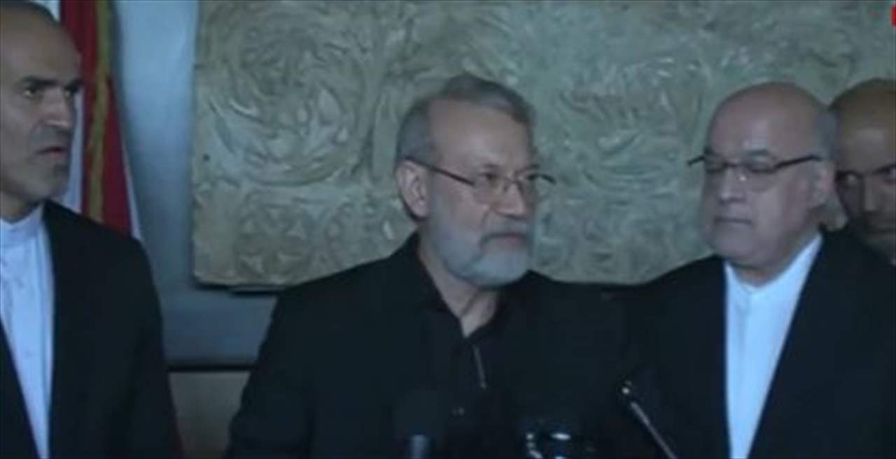 انقطاع الكهرباء و&quot;تدافع&quot; بالأسئلة.. لاريجاني بعين التينة 