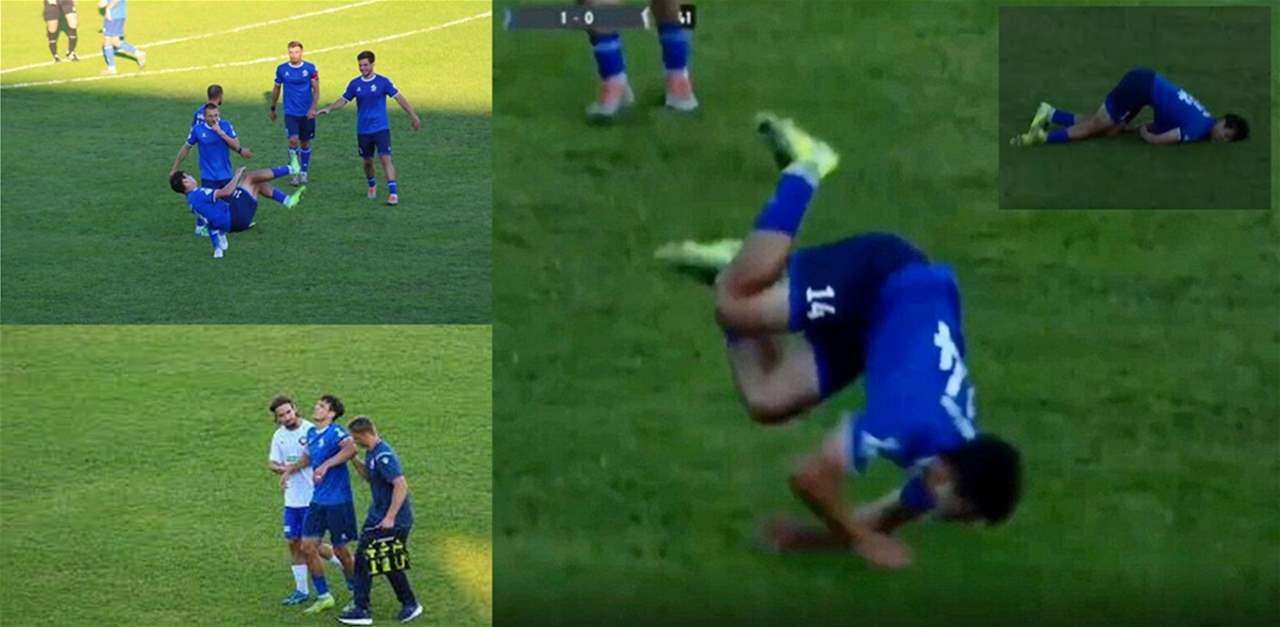 فيديو - أصاب نفسه بغرابة ويغيب حتى نهاية الموسم