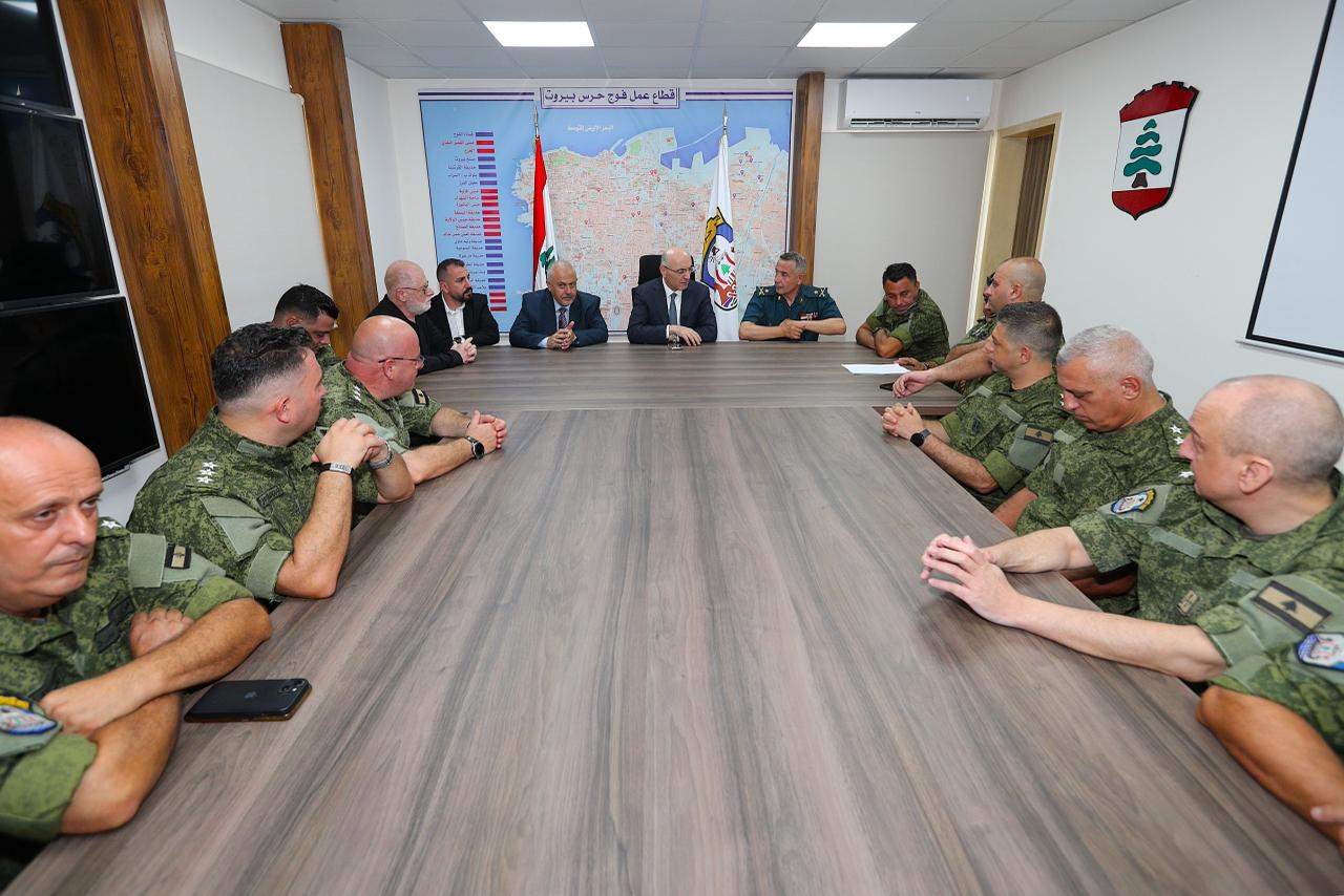 وزير الداخلية يزور فوج حرس بيروت: أتيت لأستمع إلى طلباتكم وحاجاتكم 