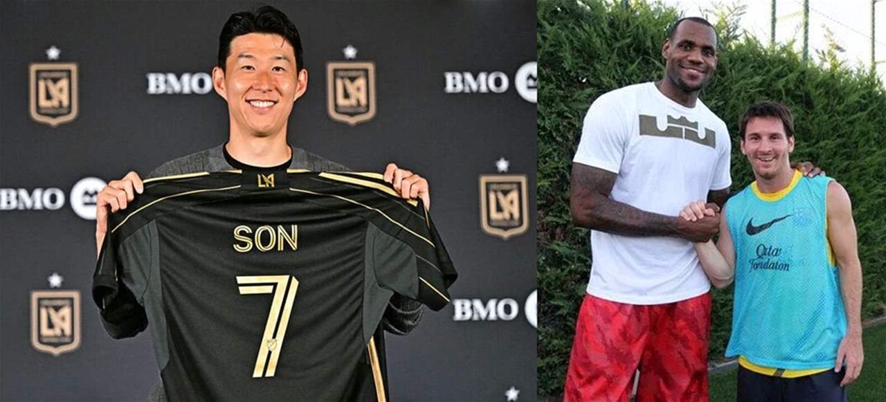 قميص سون يكتسح ميسي وليبرون جيمس