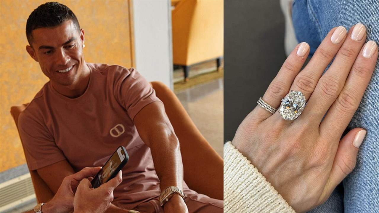 رونالدو يتعرّض لانتقادات بسبب خاتم الخطوبة 