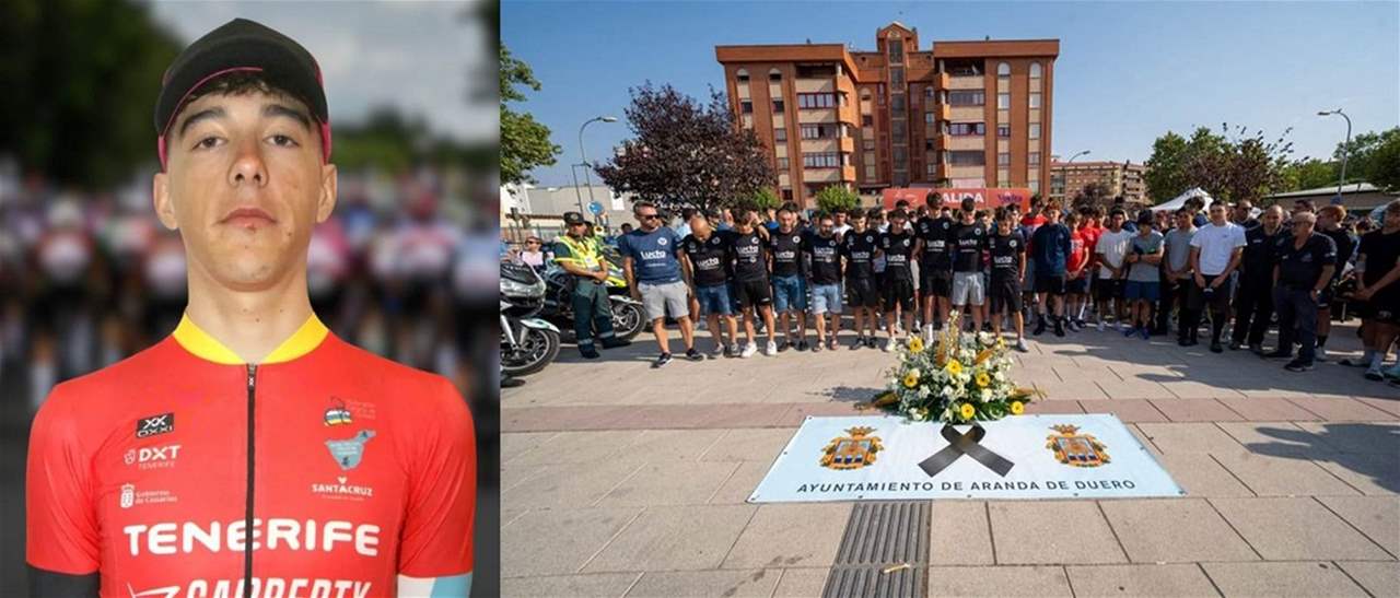 مأساة في إسبانيا: مقتل دراج شاب والسبب إطار !!