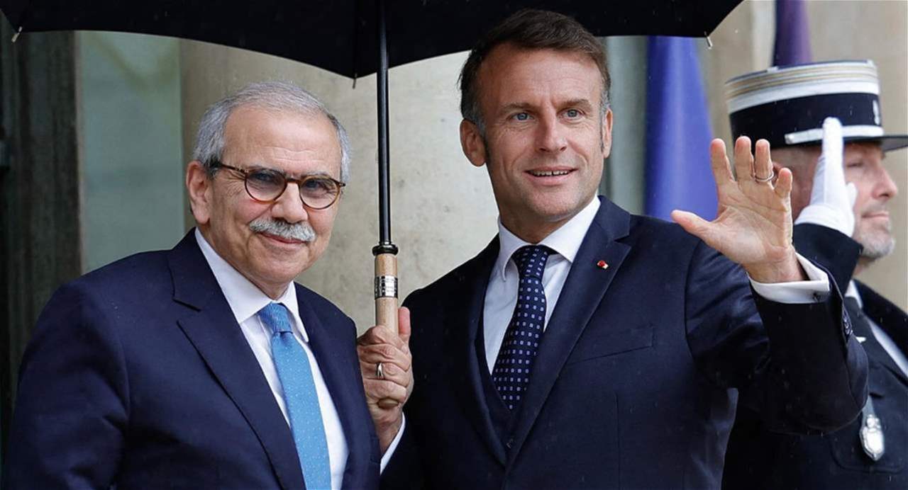ماكرون لسلام: نؤيد قرارات الحكومة بشأن السلاح